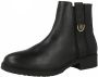 Tommy Hilfiger Hardware On Belt Flat Boot FW0FW05967 BDS Vrouwen Zwart Chelsea laarzen - Thumbnail 5