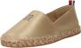 TOMMY HILFIGER Espadrilles Dames Th Flat Maat: 39 Materiaal: Leer Kleur: Goud - Thumbnail 6