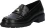 Tommy Hilfiger Loafers TH PENNY LOAFER businessmode blokhak slipper lage schoen met sierband - Thumbnail 3