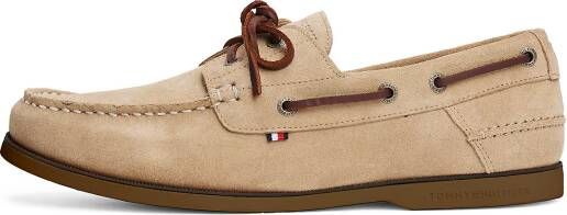 TOMMY HILFIGER Beige Mocassins Th Boat Shoe Core Suede - Foto 4