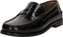 Tommy Hilfiger Instappers CLASSIC HILFIGER LEATHER LOAFER blokhak zakelijke mode feestmode met mokassinnaad - Thumbnail 3