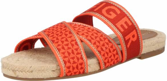 Tommy Hilfiger Slippers TOMMY WEBBING FLAT ESPADRILLE met opvallend logo - Foto 7