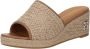 TOMMY HILFIGER Muiltjes Th Rope Wedge Maat: 41 Materiaal: Textiel Kleur: Beige - Thumbnail 4