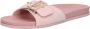 Tommy Hilfiger Roze Leren Gesp Sandalen - Thumbnail 2