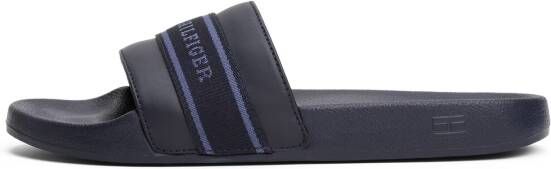 Tommy Hilfiger Slippers HILFIGER POOLSIDE WITH WEBBING plateau zomer-mode comfort-schoen flats met textielband - Foto 3
