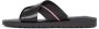 Tommy Hilfiger leren slippers zwart - Thumbnail 2