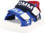 Tommy hilfiger Klittenband Sandaal Jongens Rood Blauw - Thumbnail 4