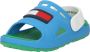Tommy Hilfiger badslippers met hielbandje blauw Rubber 22 - Thumbnail 3