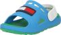 Tommy Hilfiger badslippers met hielbandje blauw Rubber 31 - Thumbnail 2