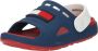 Tommy Hilfiger badslippers met hielbandje donkerblauw Rubber 26 - Thumbnail 3