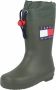 Tommy Hilfiger regenlaarzen groen Jongens Rubber Logo 25 - Thumbnail 3