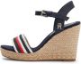 Tommy Hilfiger Corporate Wedge Platform Sandalen Multicolor Dames - Thumbnail 2