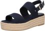 Tommy Hilfiger Sandalen MID WEDGE SANDAL zomerschoen sandaal met jute-beklede plateauhak - Thumbnail 4