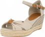 TOMMY HILFIGER Espadrilles Dames Basic Open Toe Mid Wedge Maat: 37 Materiaal: Textiel Kleur: Beige - Thumbnail 5