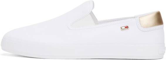 Tommy Hilfiger Slip-on sneakers VULC CANVAS SLIP-ON SNEAKER plateau vrijetijdsschoen halfschoen met contrastafwerking smalle vorm - Foto 2