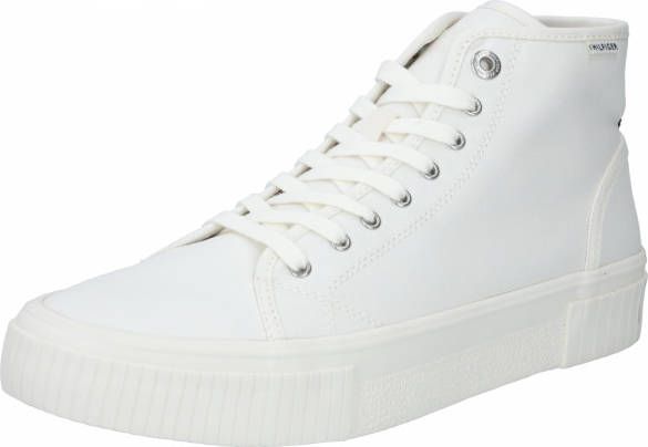 Tommy Hilfiger Sneakers in wit voor Heren, Maat 41. Elevated Seasonal Mid  Cut Textile - Schoenen.nl