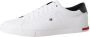 Tommy Hilfiger Essential Leather Detail Vulcanized Sneakers Wit Man - Thumbnail 5