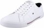 Tommy Hilfiger Sneakers Core Corporate Leather White(FM0FM03999 YBR ) - Thumbnail 3