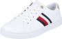 Tommy Hilfiger Sneakers in wit voor Dames TH Corporate Cupsole Sneaker - Thumbnail 7