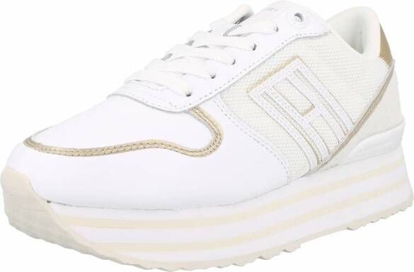 Tommy Hilfiger Plateausneakers MESH FLATFORM SNEAKER met beleg in metallic-look - Foto 8