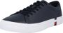 Tommy Hilfiger Blauwe Sportieve Vetersneakers met Logo Blue Heren - Thumbnail 8