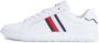 Tommy Hilfiger Sport Tommy Hilfiger FW Cupsole Sneaker White (FM0FM04732 YBS) - Thumbnail 4