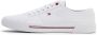 Tommy Hilfiger Witte Lage Sneakers Core Corporate Vulc - Thumbnail 3