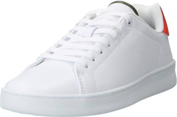 Tommy Hilfiger Sneaker van leer met contrastgarnering - Foto 4