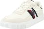 Tommy Hilfiger Witte Sneakers met Contrasterende Details White Heren - Thumbnail 2