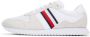 Tommy Hilfiger Sportieve witte sneakers met logodetail White Heren - Thumbnail 2