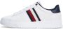 Tommy Hilfiger Witte Leren Supercup Sneakers voor Heren Wit Heren - Thumbnail 5
