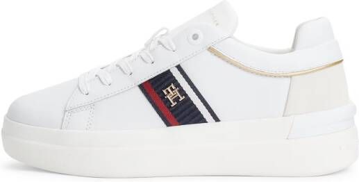 Tommy Hilfiger Witte Polyester Sneaker met Contrasterende Details - Foto 7
