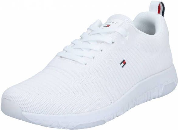 Tommy Hilfiger Sneakers CORPORATE KNIT RIB RUNNER vrijetijdsschoen lage schoen veterschoen met zijlogo-vlag - Foto 6