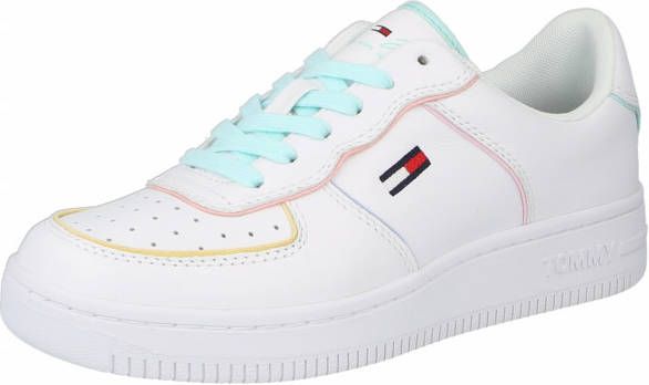 Tommy Hilfiger Sneakers in wit voor Dames, Maat 38. Abo Pastel Piping  Basket - Schoenen.nl