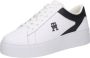 Tommy Hilfiger Witte Polyester Sneaker White Dames - Thumbnail 4