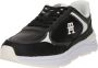 Tommy Hilfiger Sneakers met sleehak CASUAL FASHION RUNNER LTHR vrijetijdsschoen lage schoen veterschoen met contrast bies - Thumbnail 1