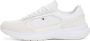 Tommy Hilfiger Lage damessneakers met verschillende structuren - Thumbnail 1