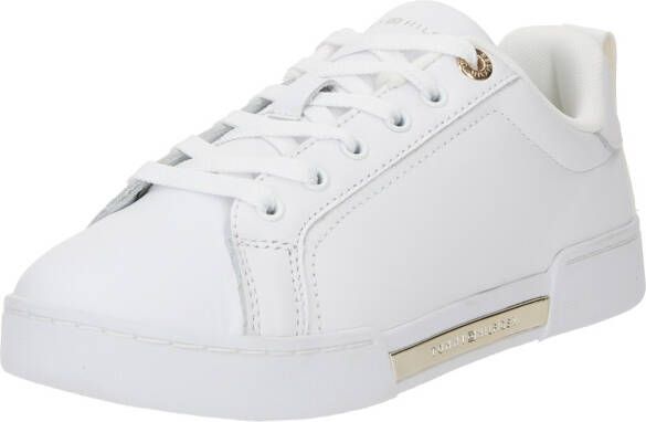Tommy Hilfiger Plateausneakers CHIQUE COURT SNEAKER Vrijetijdsschoen lage schoen veterschoen logo applicatie op het plateau - Foto 11