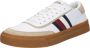 Tommy Hilfiger Plateausneakers TH CUPSET 1A2 LTH MIX vrijetijdsschoen lage schoen veterschoen met strepen in tommy kleuren - Thumbnail 4