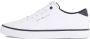 Tommy Hilfiger Sneakers TH HI VULC CORE LOW LEATHER ESS vrijetijdsschoen lage schoen veterschoen met sierstiksels op de hiel - Thumbnail 3