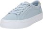 Tommy Hilfiger Plateausneakers ESSENTIAL VULC CANVAS SNEAKER Contrastafwerking in metalliclook vrijetijdsschoen lage schoen veterschoen - Thumbnail 4