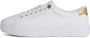 Tommy Hilfiger Plateausneakers ESSENTIAL VULC CANVAS SNEAKER Contrastafwerking in metalliclook vrijetijdsschoen lage schoen veterschoen - Thumbnail 4