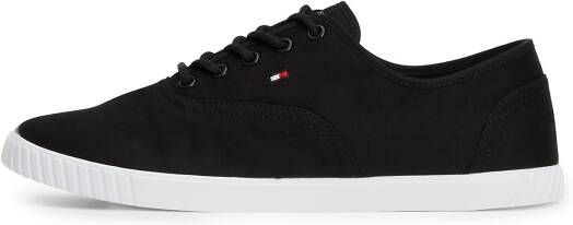 Tommy Hilfiger Sneakers CANVAS LACE UP SNEAKER in smalle vorm vrijetijdsschoen lage schoen veterschoen - Foto 3