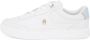 Tommy Hilfiger Plateausneakers ESSENTIAL CHIC COURT SNEAKER vrijetijdsschoen veterschoen lage schoen met th-sieraad - Thumbnail 5
