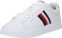 Tommy Hilfiger Minimalistische Witte Leren Sneaker White Heren - Thumbnail 3