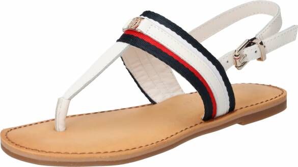 Tommy Hilfiger Sandalen CORPORATE WEBBING FLAT SANDAL met teenbandje - Foto 6