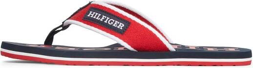 Tommy Hilfiger Teenslippers met labelprint