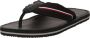 Tommy Hilfiger Slipper met leren details - Thumbnail 3