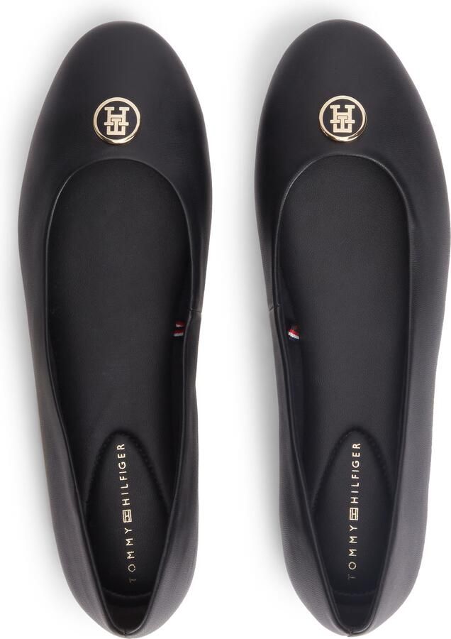 TOMMY HILFIGER Ballerina 'TH Monogram Plaque' zwart - Foto 3