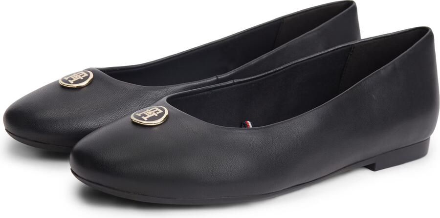 TOMMY HILFIGER Ballerina 'TH Monogram Plaque' zwart - Foto 4